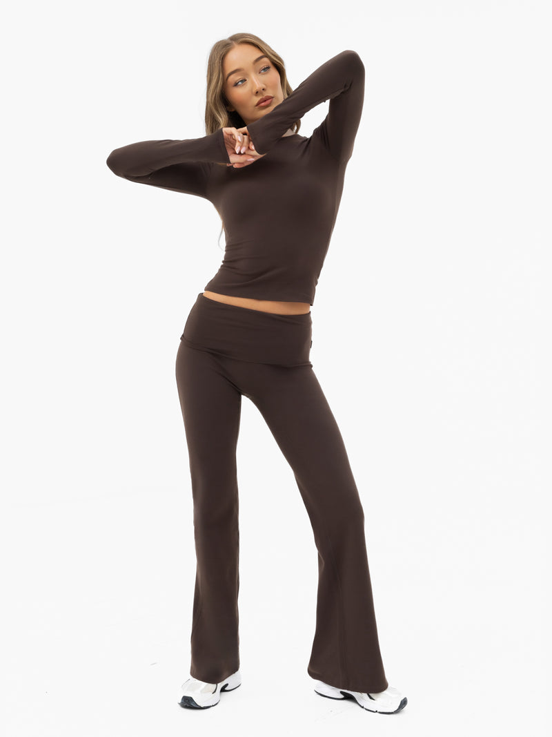 Ultimate Soft Lifestyle Flares - Chocolate Brown