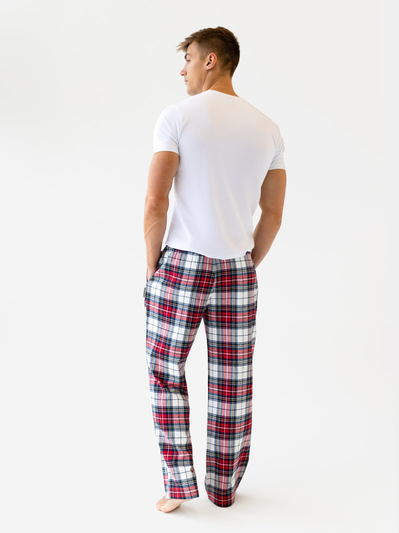 Chase Checked Trousers - Red Check