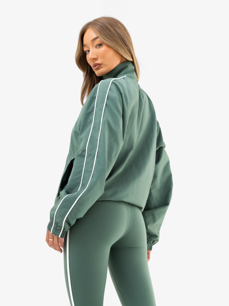 Jada Track Jacket - Vintage Green