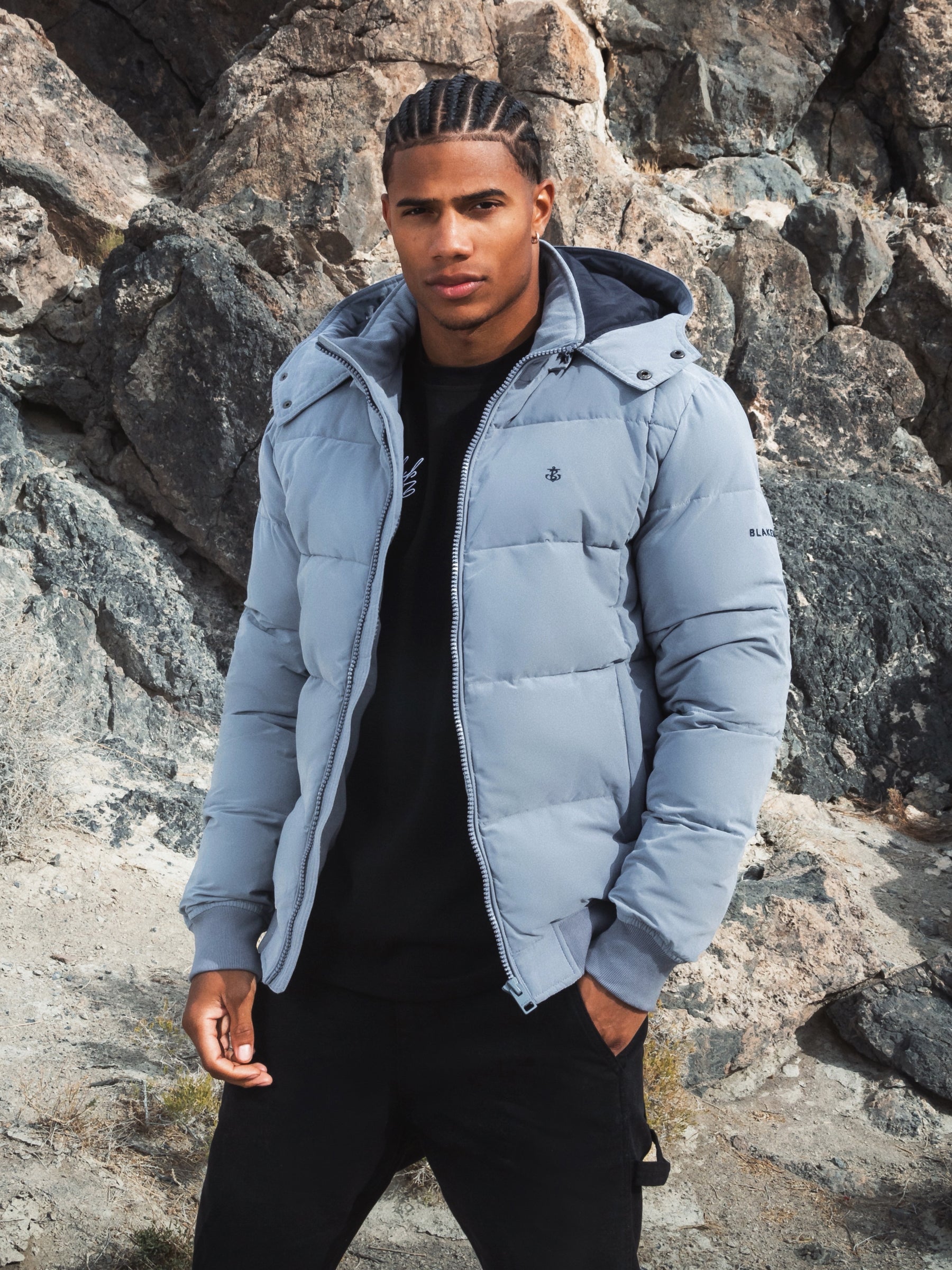 Buy Blakely Light Blue Ultimate Puffer Coat Free delivery on