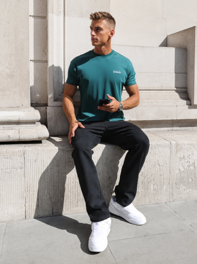 Iver Relaxed T-Shirt - Deep Green