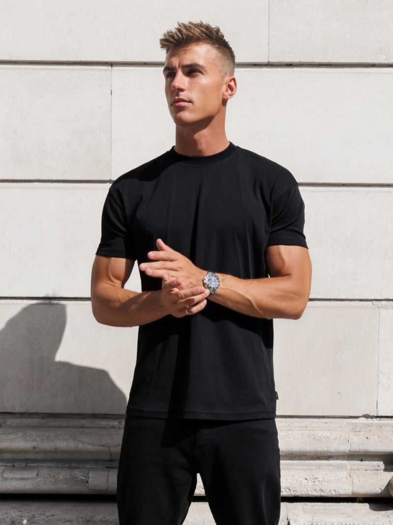 Enzo Relaxed T-Shirt - Black