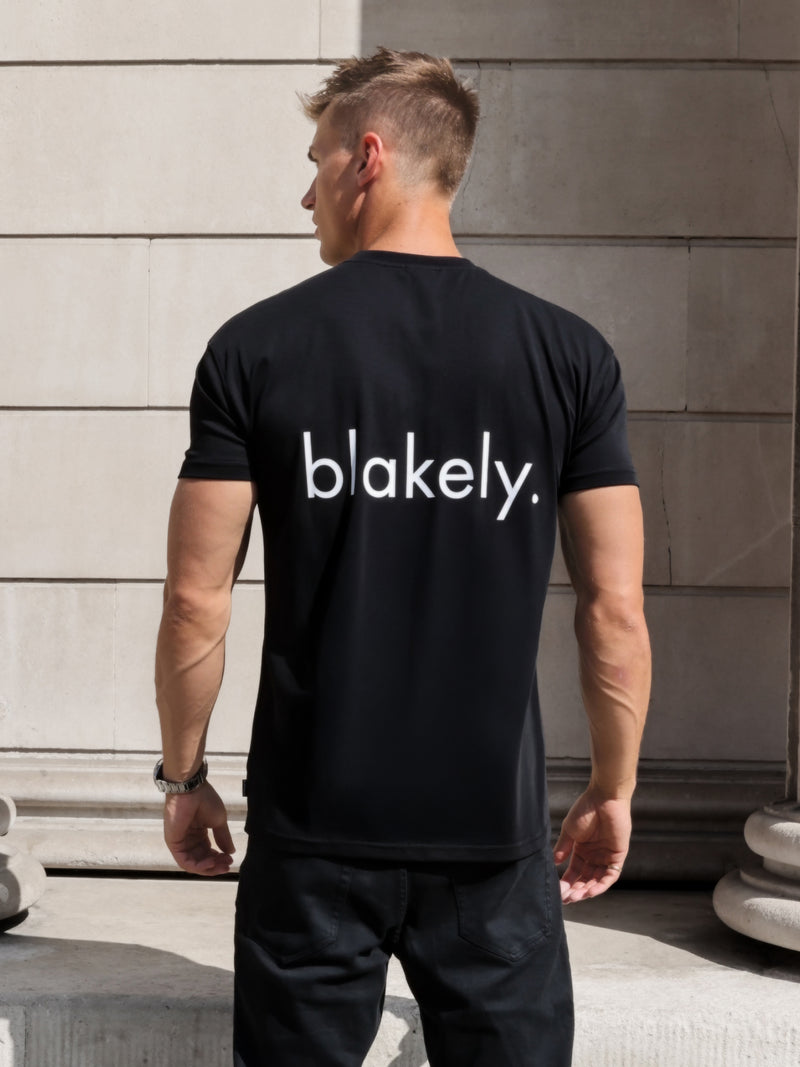 Enzo Relaxed T-Shirt - Black