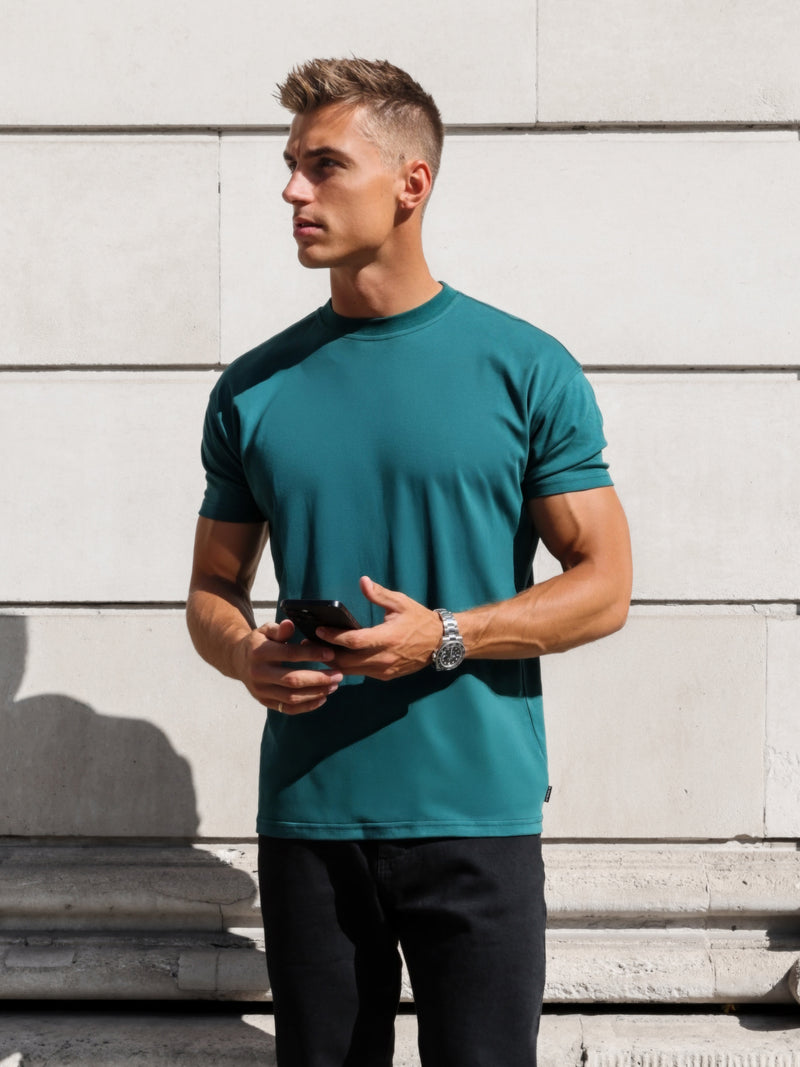 Enzo Relaxed T-Shirt - Deep Green