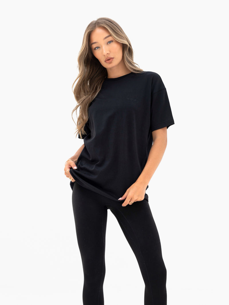 Freya Oversized T-Shirt - Black