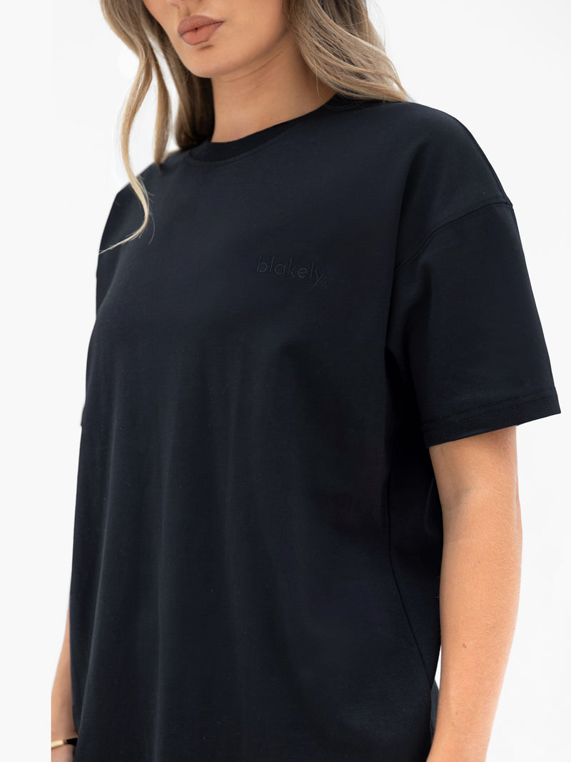 Freya Oversized T-Shirt - Black