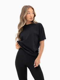 Freya Oversized T-Shirt - Black