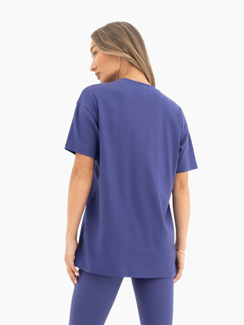 Freya Oversized T-Shirt - Bold Purple