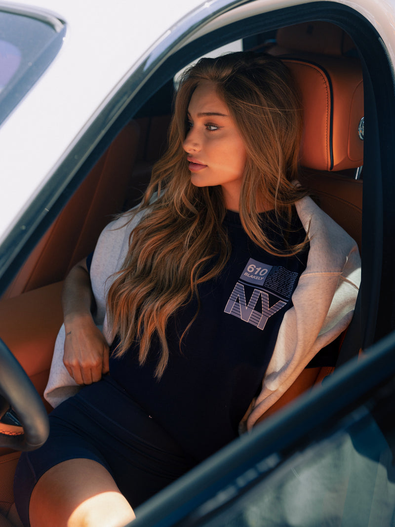 Brooklyn 610 Oversized T-Shirt - Navy