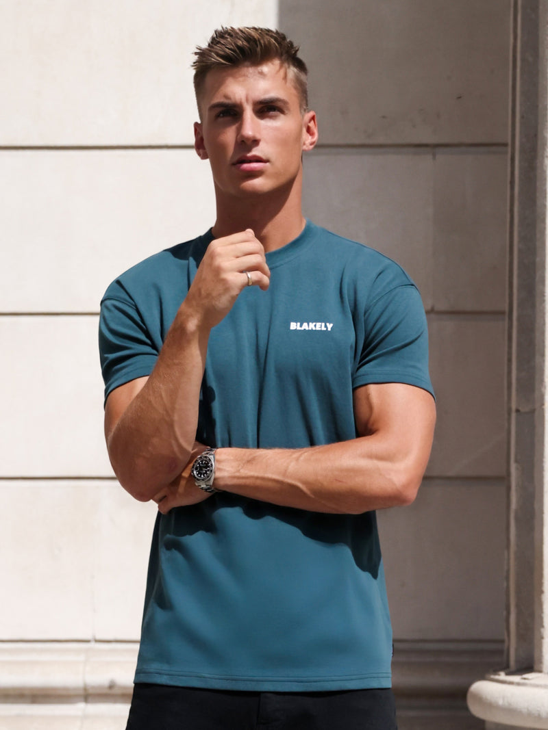 Arlo Relaxed T-Shirt - Teal Green