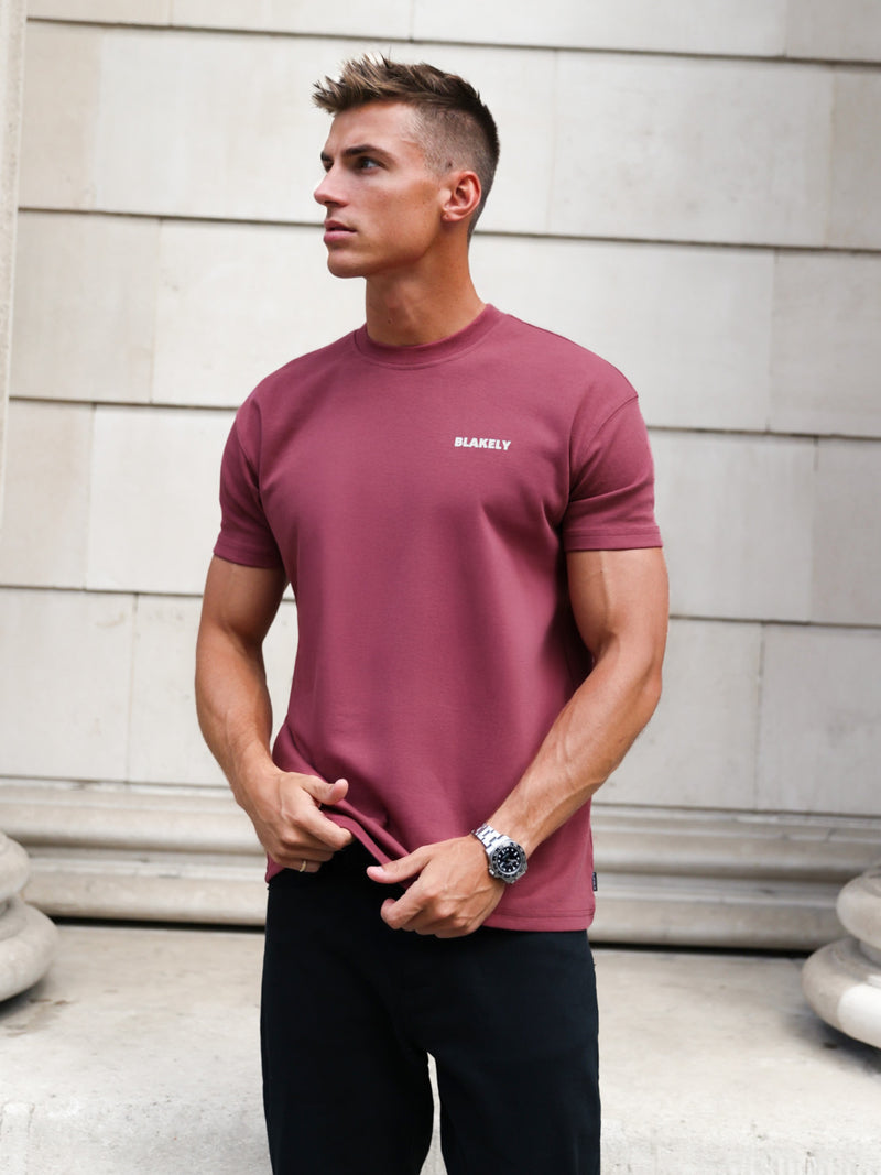 Arlo Relaxed T-Shirt - Dark Pink