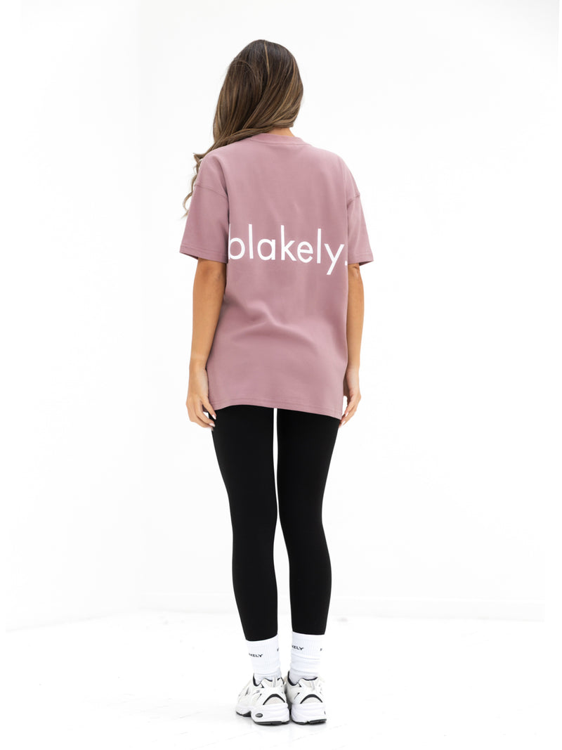 Lexi Oversized T-Shirt - Dusty Pink