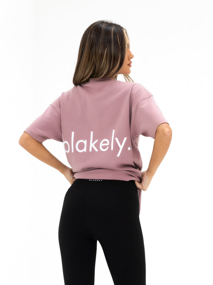 Lexi Oversized T-Shirt - Dusty Pink