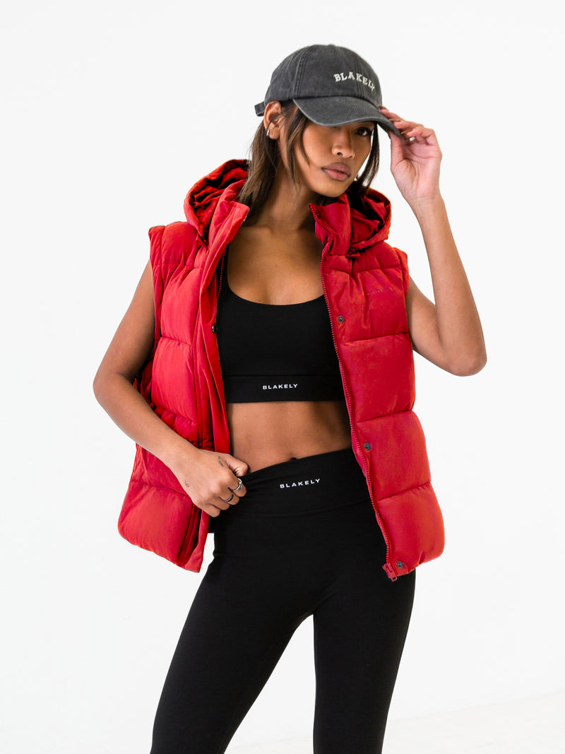 Multiway Puffer Coat 2 - Red