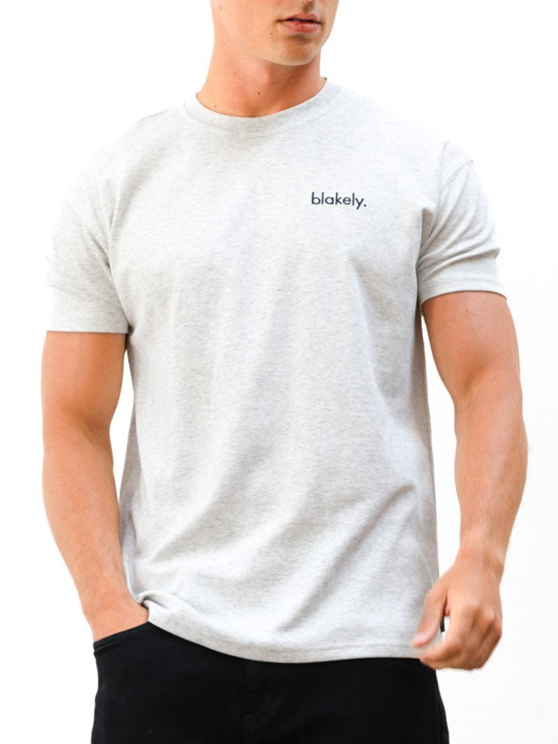 Sami Relaxed T-Shirt - Marl White