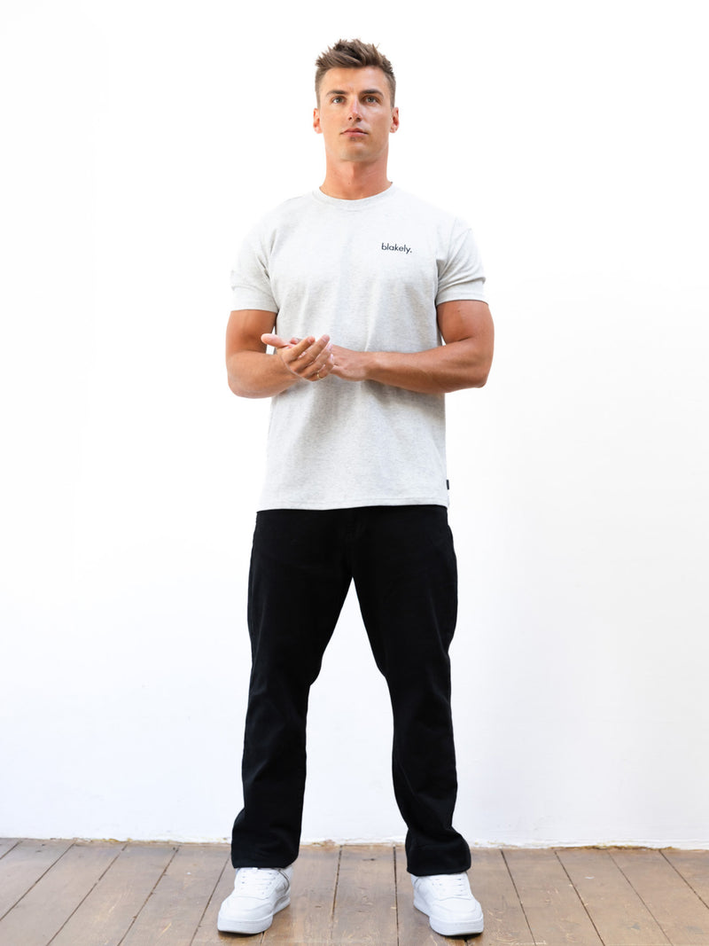 Sami Relaxed T-Shirt - Marl White