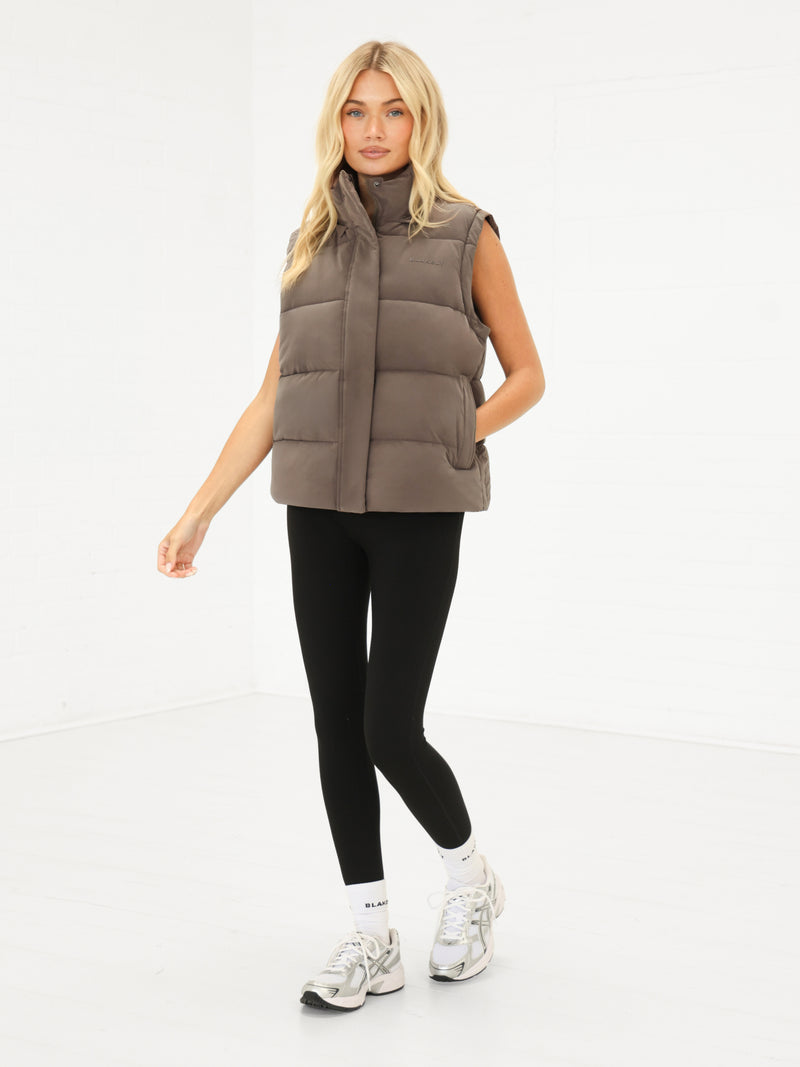 Multiway Puffer Coat 2 - Light Brown