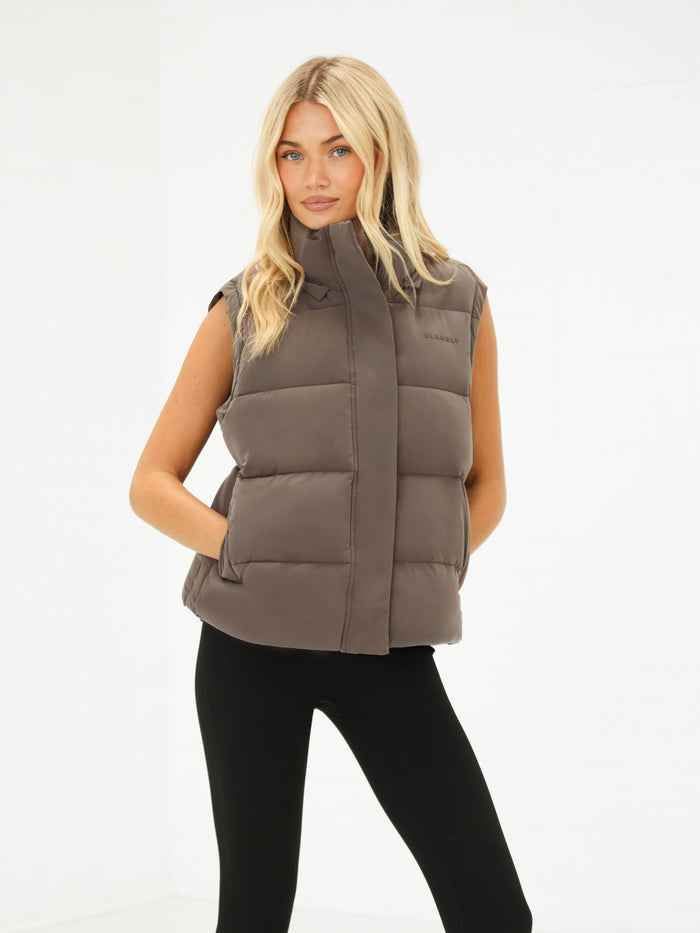 Multiway Puffer Coat 2 - Light Brown