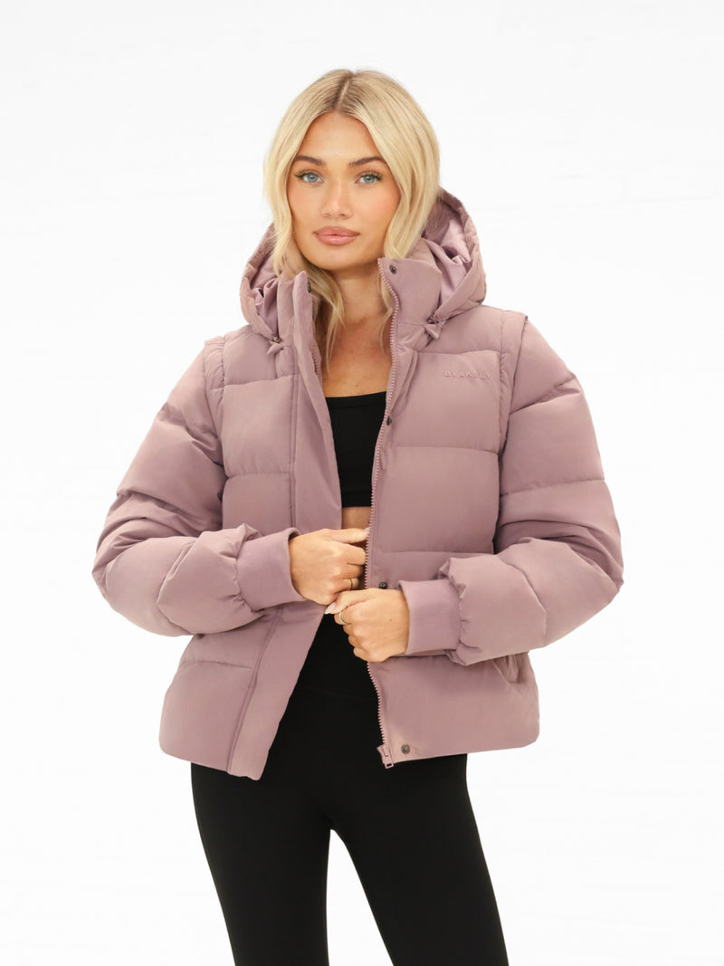 Multiway Puffer Coat 2 - Dusty Pink