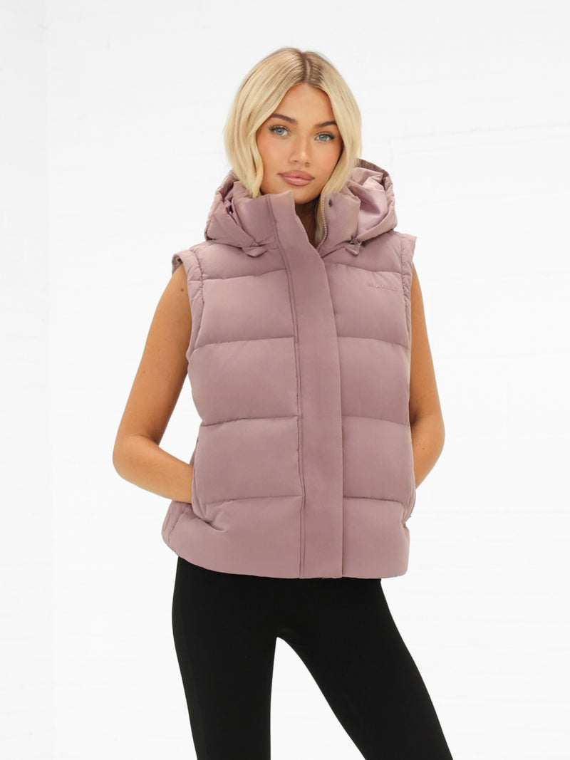 Multiway Puffer Coat 2 - Dusty Pink