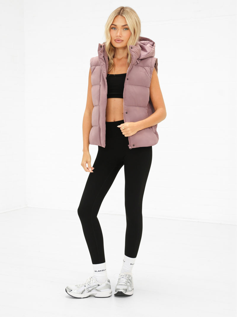 Multiway Puffer Coat 2 - Dusty Pink