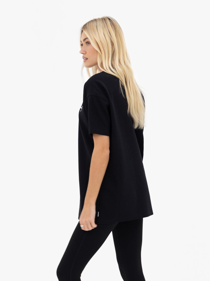 Mindy Oversized T-Shirt - Black