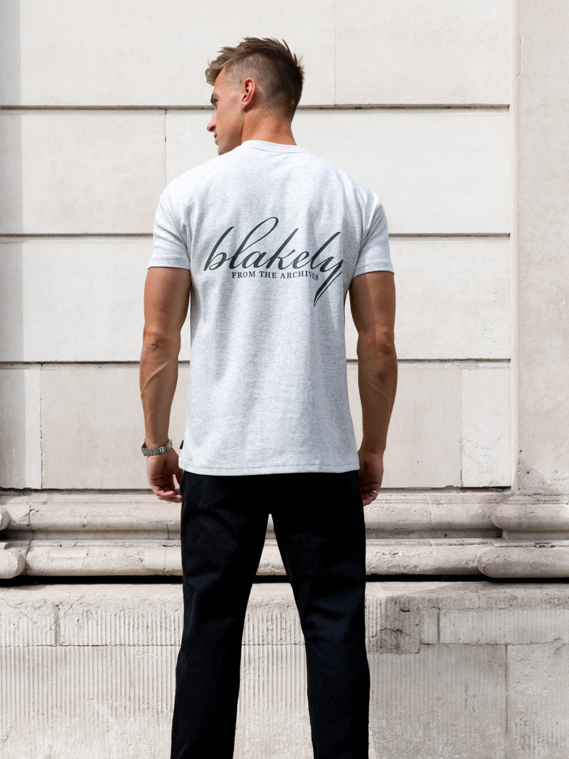 Austin Relaxed T-Shirt - Marl White