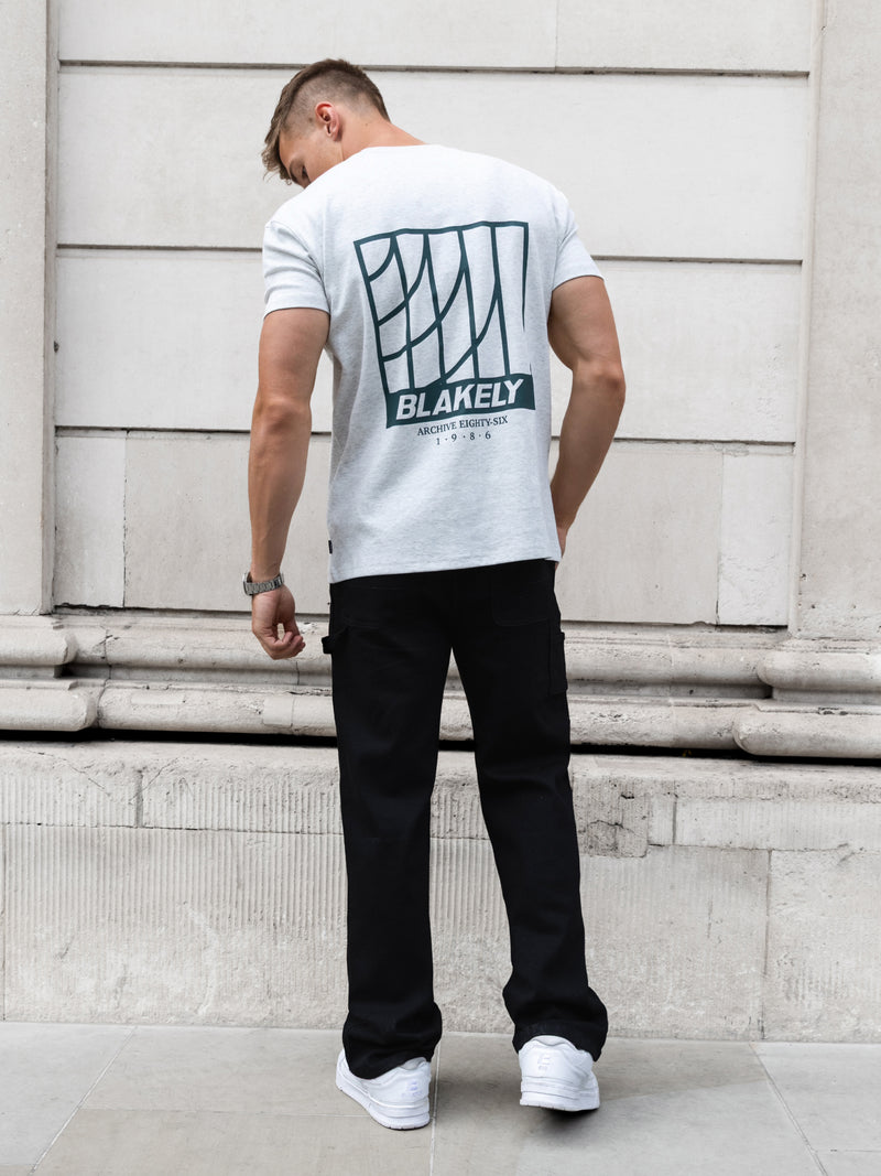 Odell Relaxed T-Shirt - Marl Grey