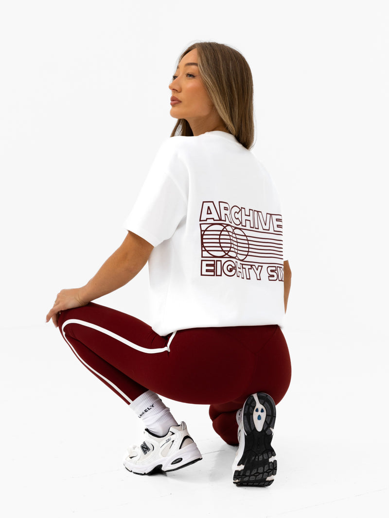 Naomi Oversized T-Shirt - Flat White