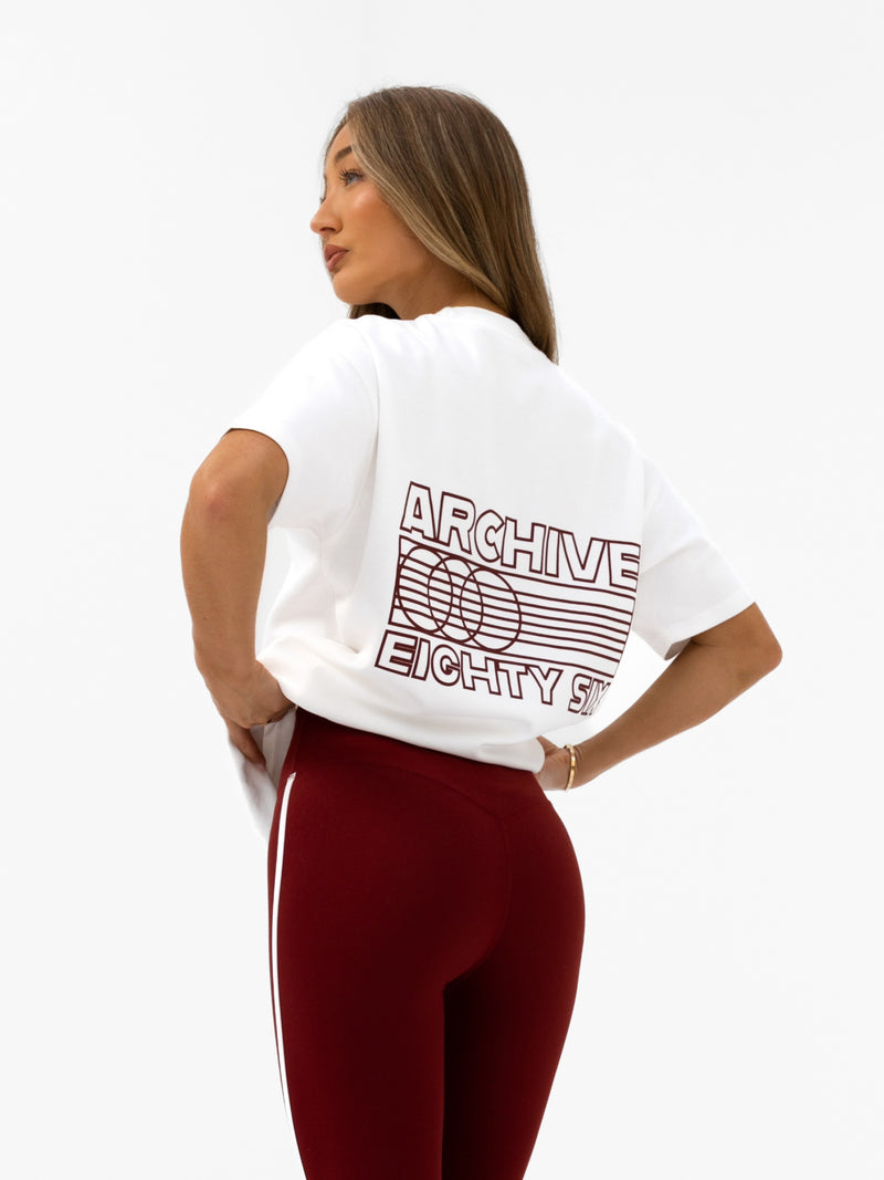 Naomi Oversized T-Shirt - Flat White