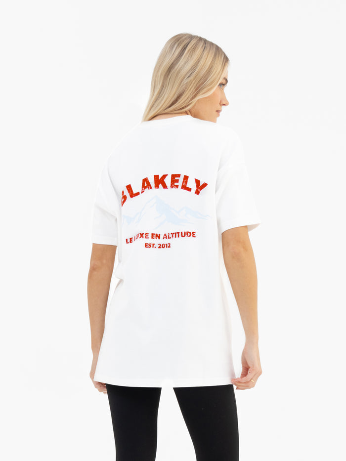 Amari Altitude Oversized T-Shirt - Flat White