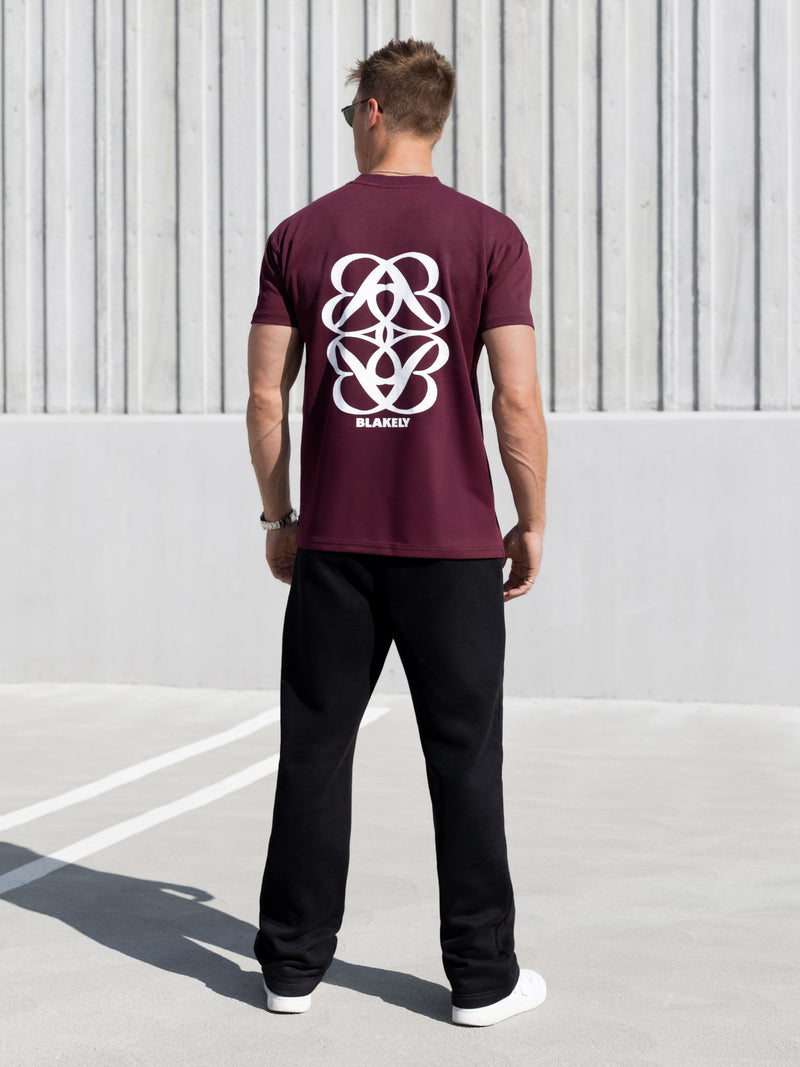 Mateo Relaxed T-Shirt - Deep Burgundy