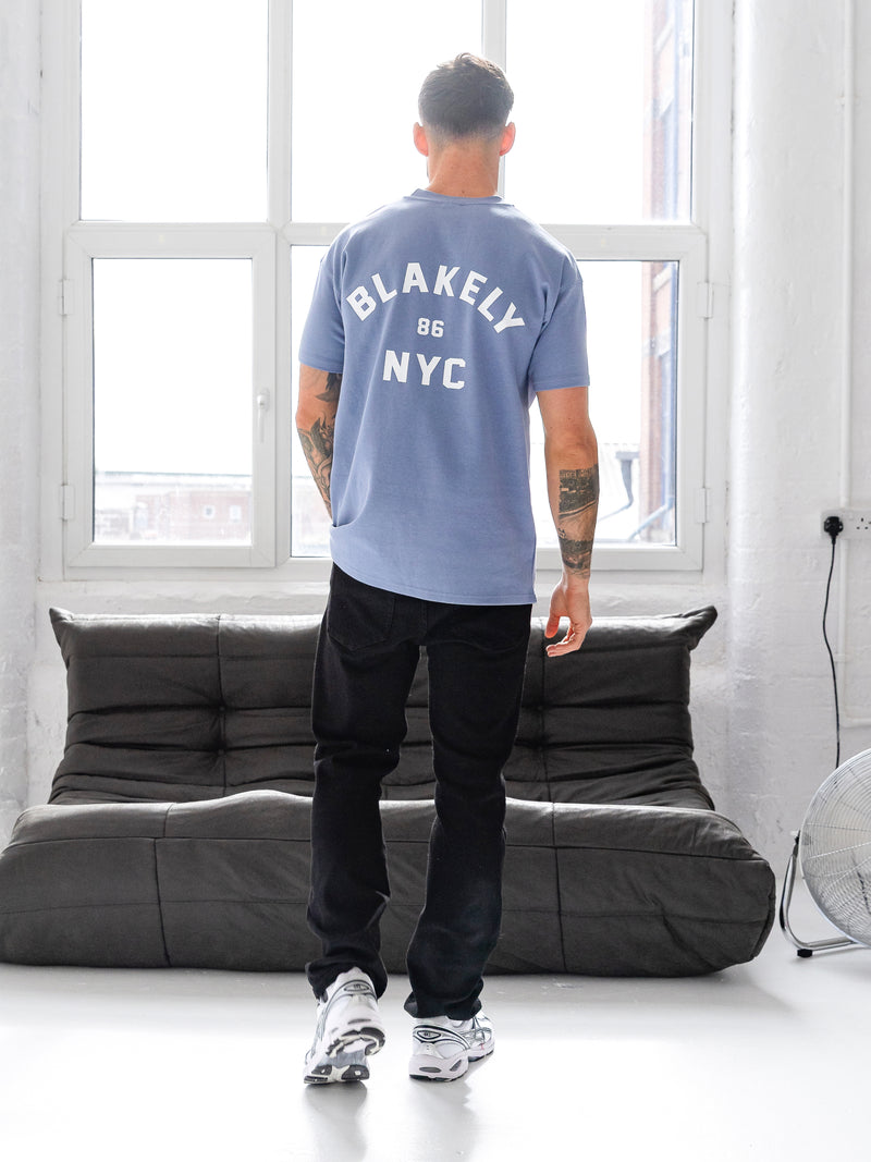 NYC Relaxed T-Shirt - Cloudy Blue