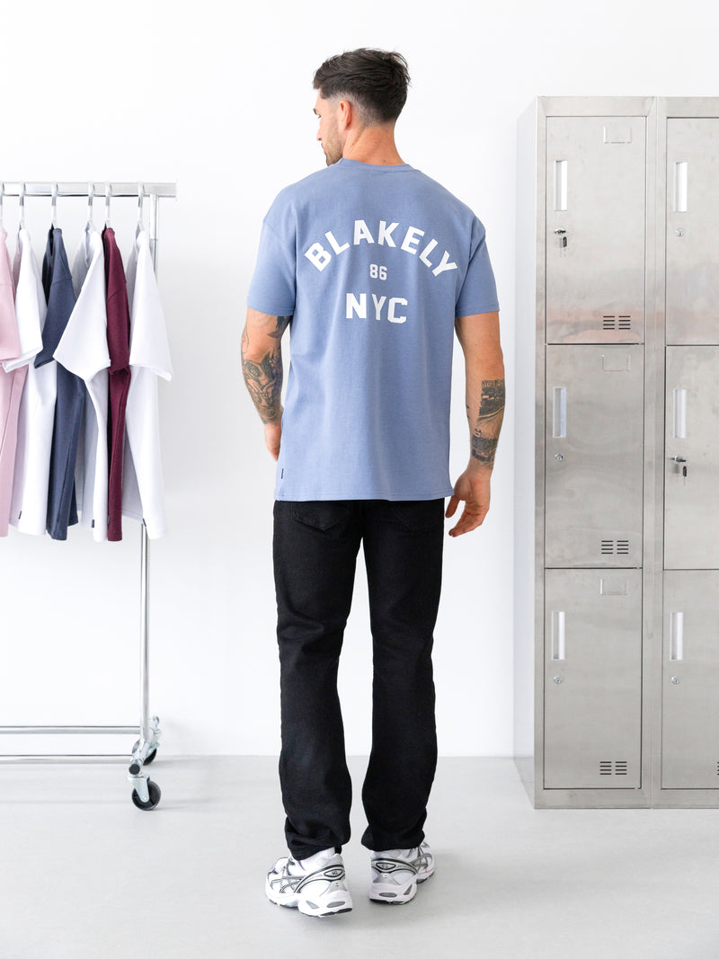 NYC Relaxed T-Shirt - Cloudy Blue