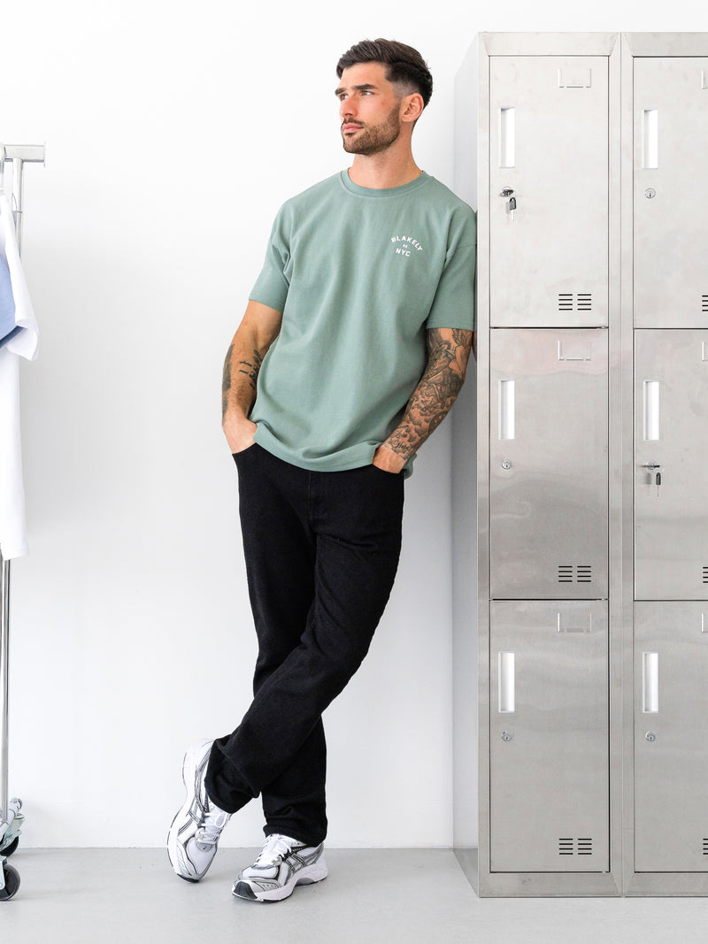NYC Relaxed T-Shirt - Sage Green