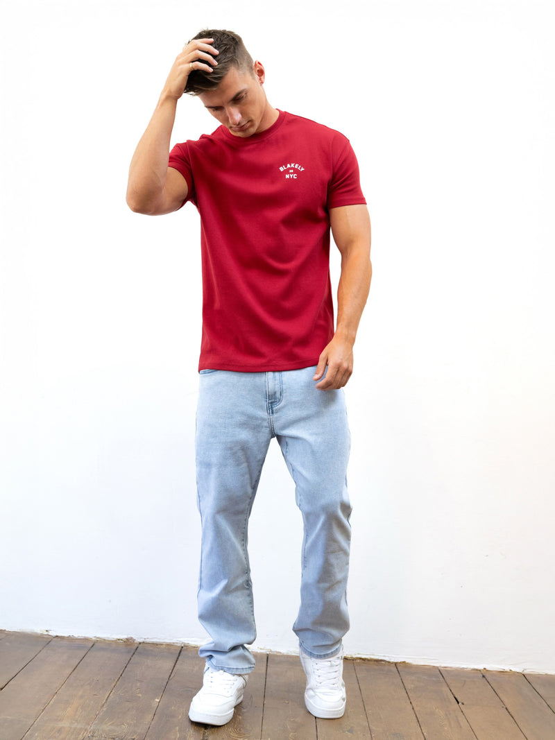 NYC Relaxed T-Shirt - Red