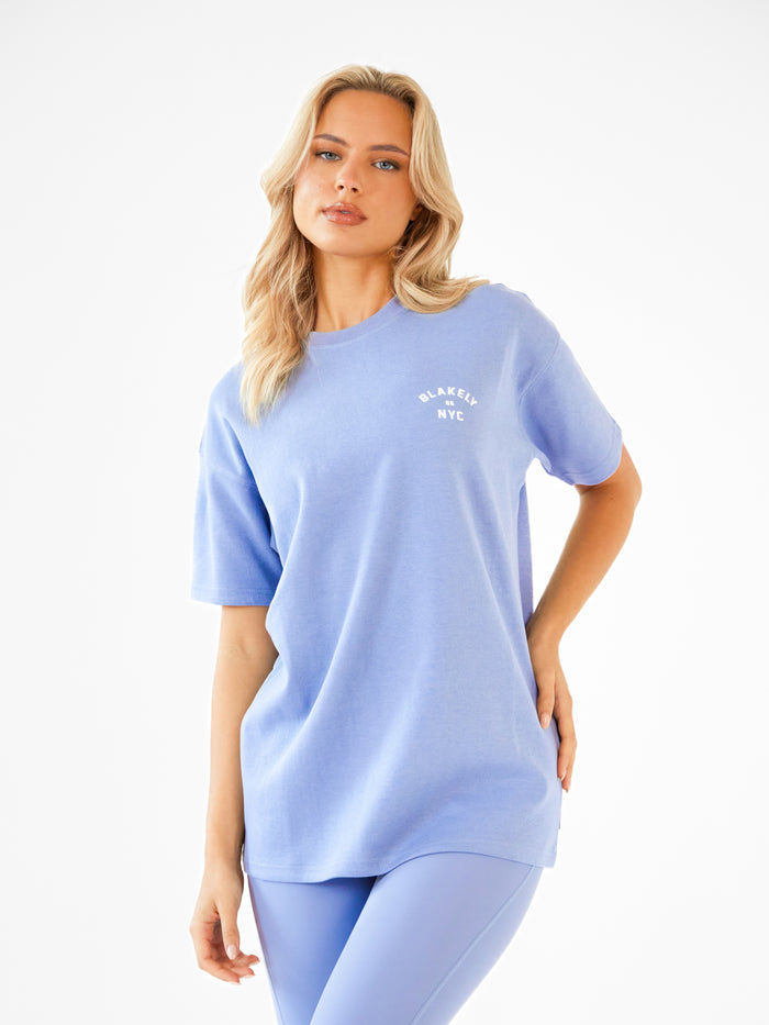 NYC Oversized T-Shirt - Cloudy Blue