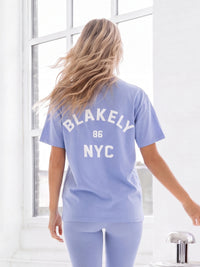 NYC Oversized T-Shirt - Cloudy Blue