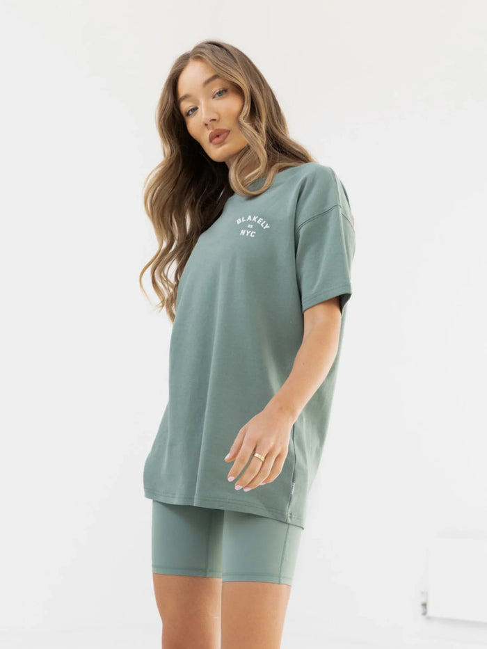 NYC Oversized T-Shirt - Sage Green