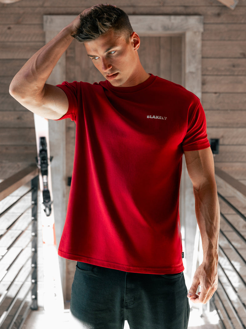 Sonny Ski Relaxed T-Shirt - Red