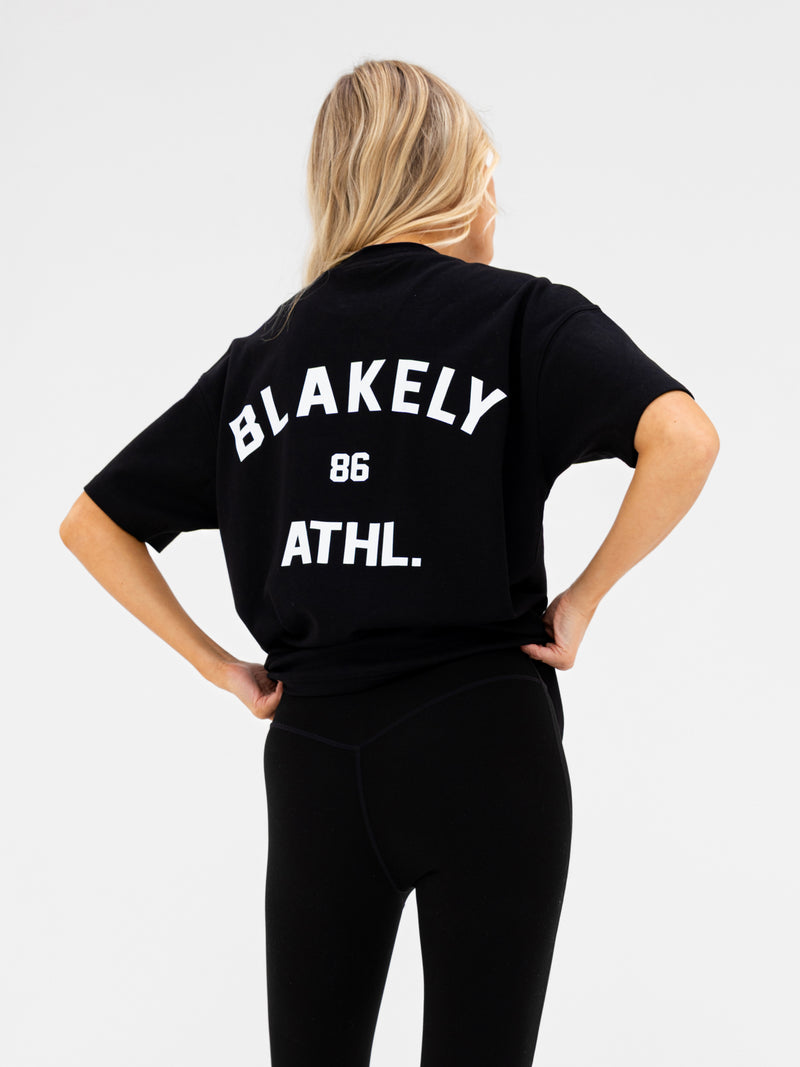 Hallie Oversized T-Shirt - Black