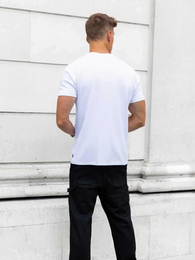 Leo Relaxed T-Shirt - White & Ultra Lilac