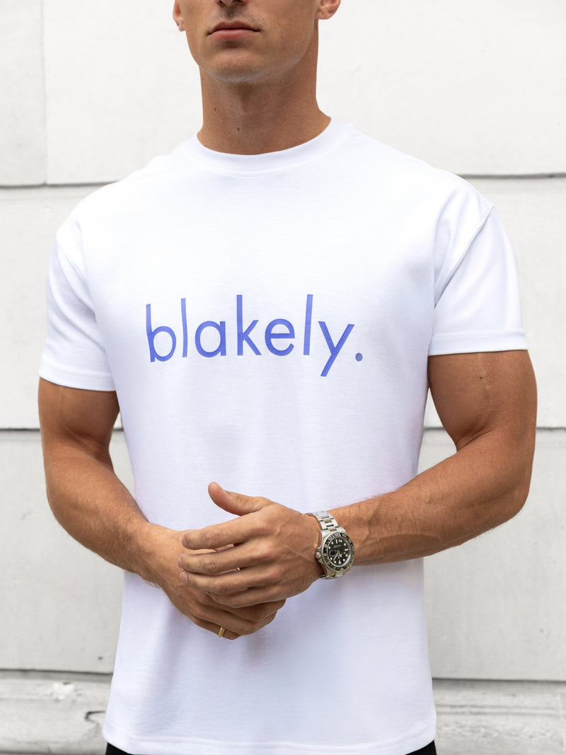 Leo Relaxed T-Shirt - White & Ultra Lilac