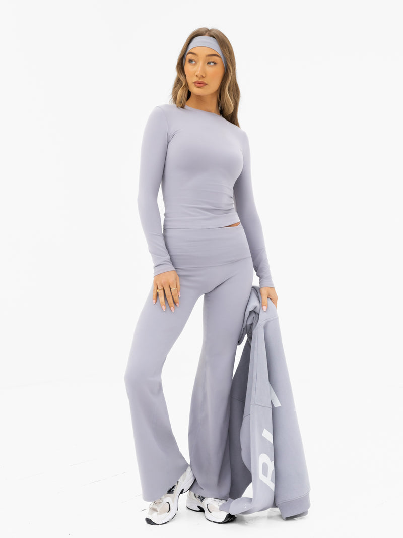 Lucia Long Sleeve Top - Pale Lilac