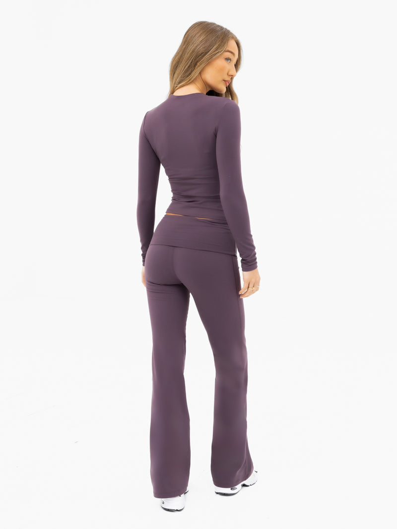 Lucia Long Sleeve Top - Plum