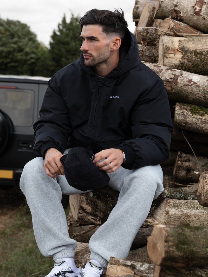 Layton Hooded Jacket - Black
