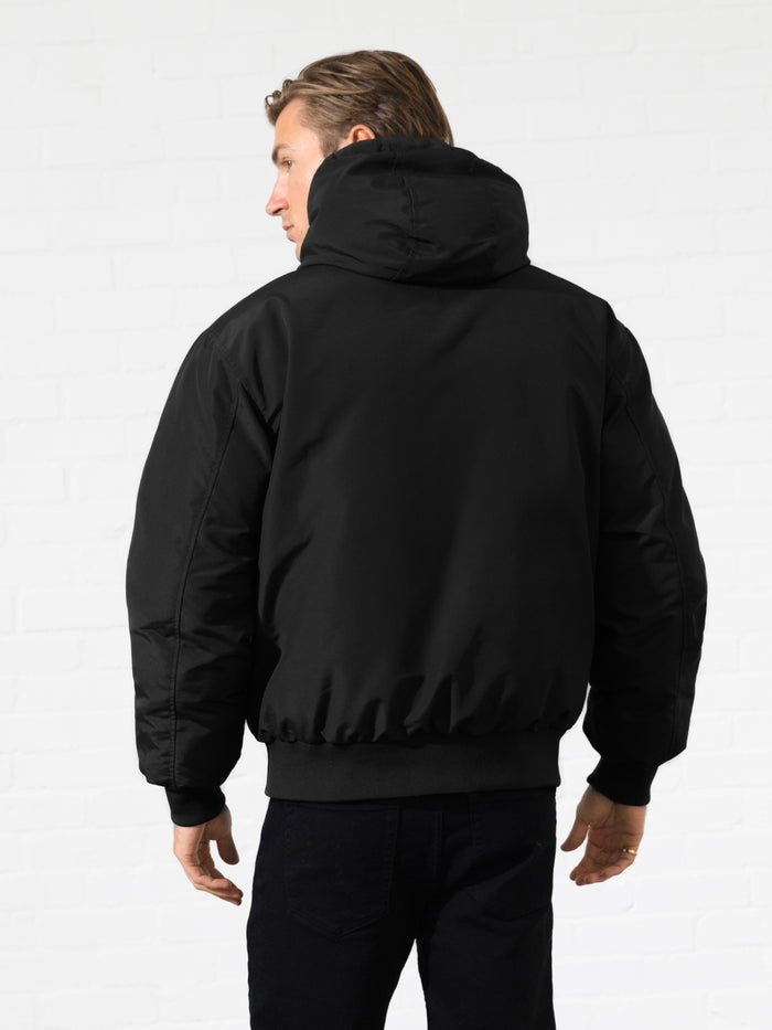 Layton Hooded Jacket - Black