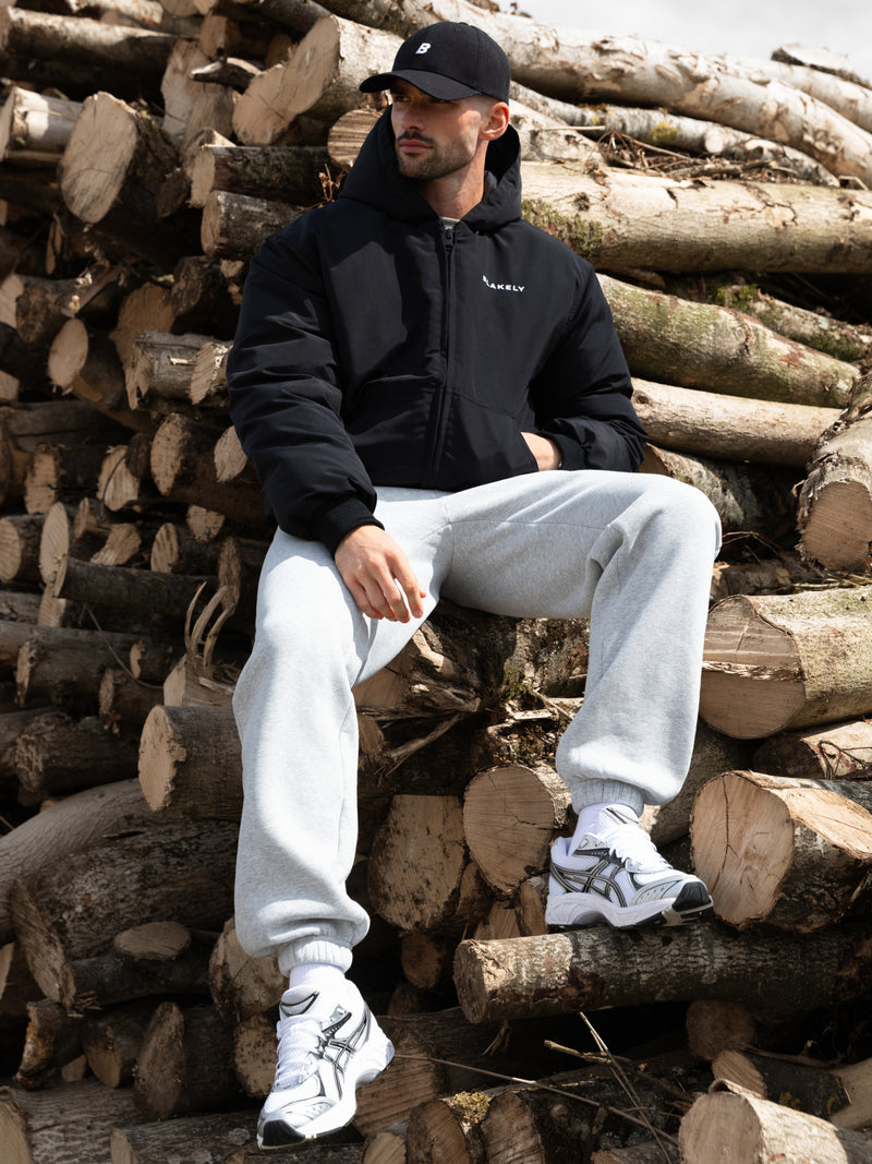 Layton Hooded Jacket - Black