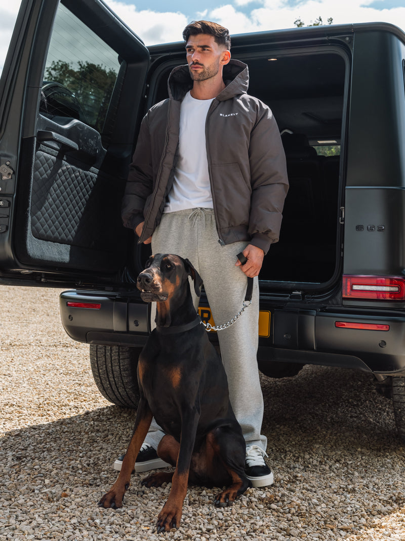 Layton Hooded Jacket - Charcoal