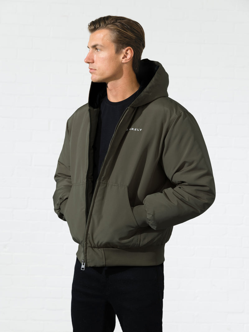 Layton Hooded Jacket - Khaki Green